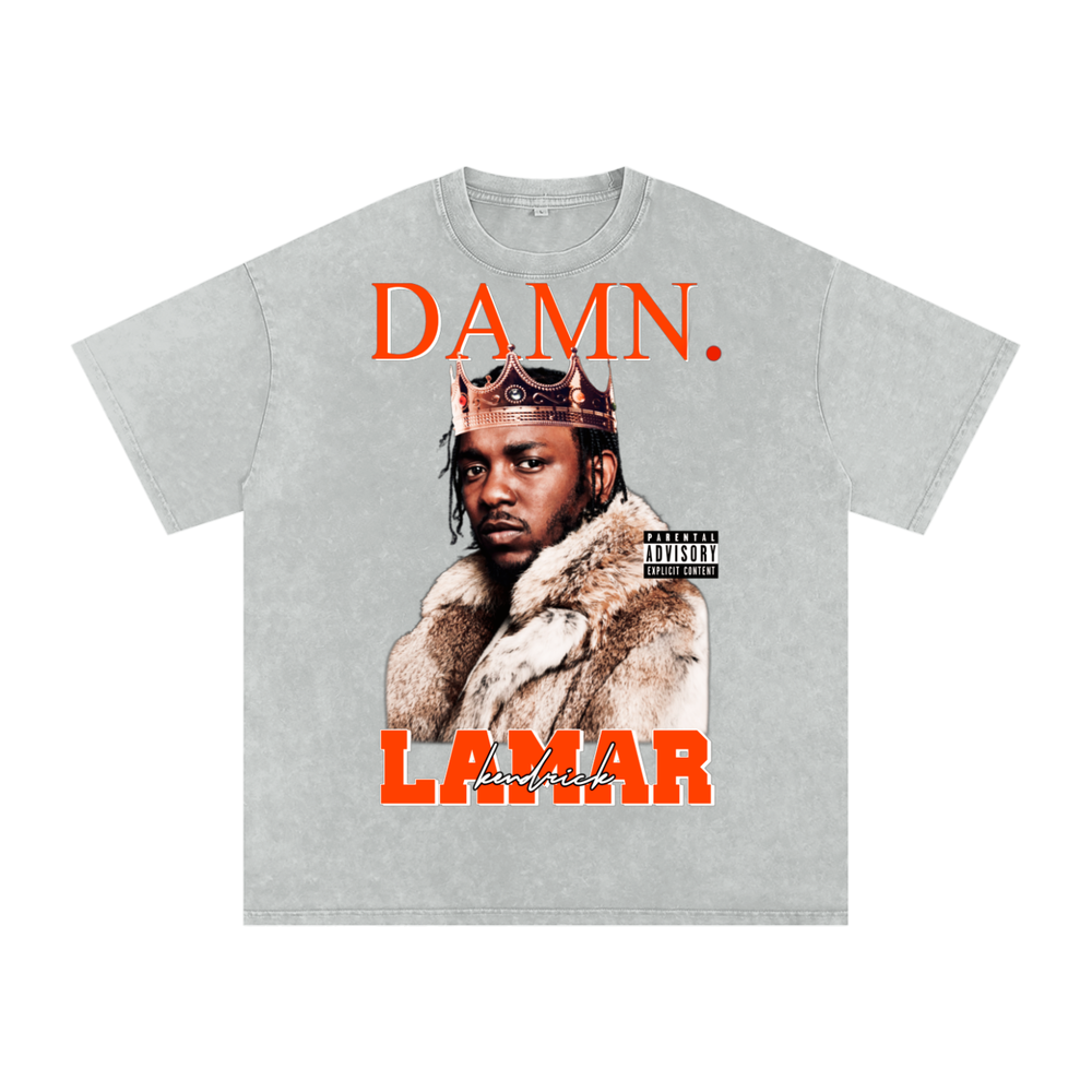Kendrick Lamar Acid Wash Oversize T-Shirt