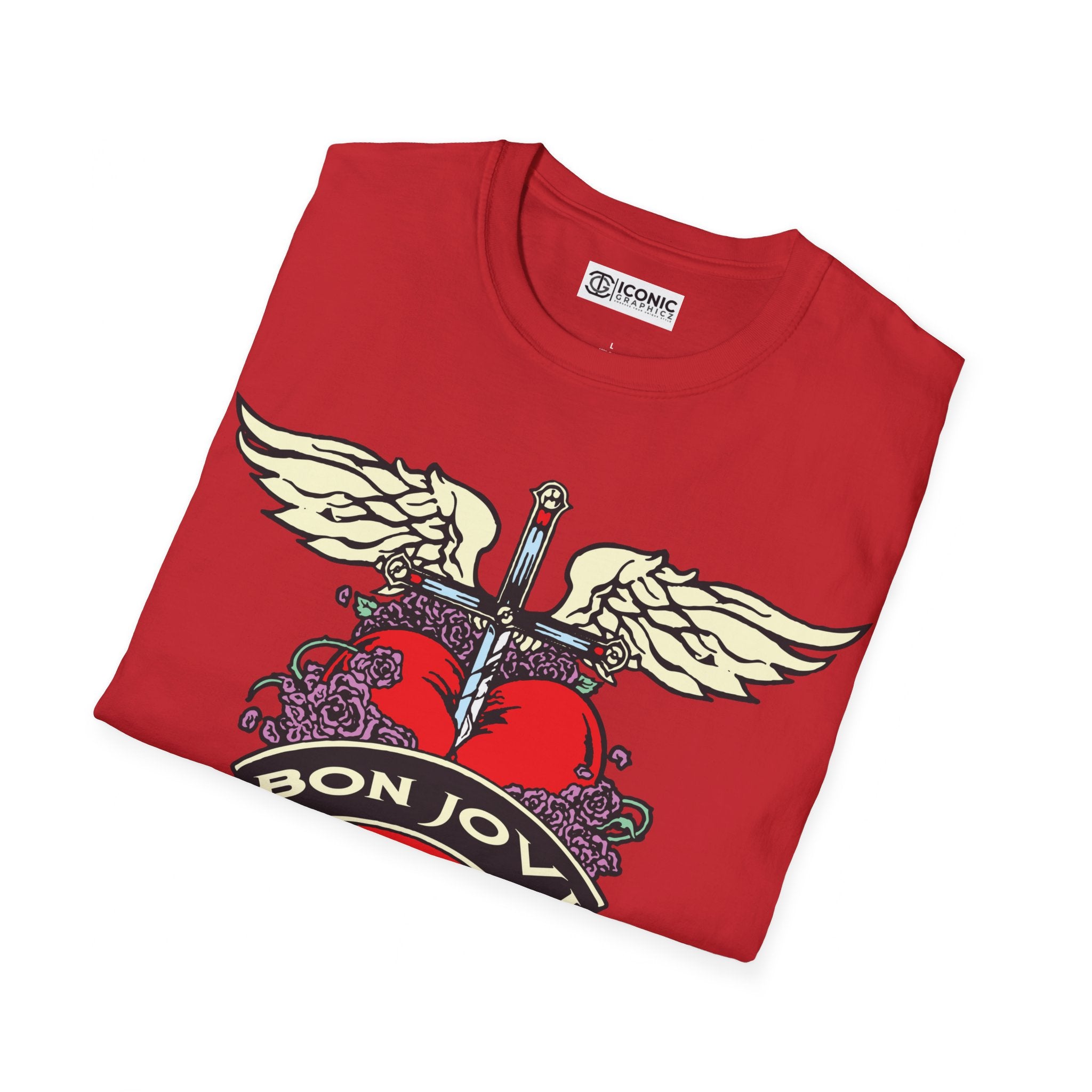 Bon Jovi Unisex Softstyle T-Shirt - IGZ Clothing 