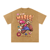 Mario Acid Wash Oversize T-Shirt