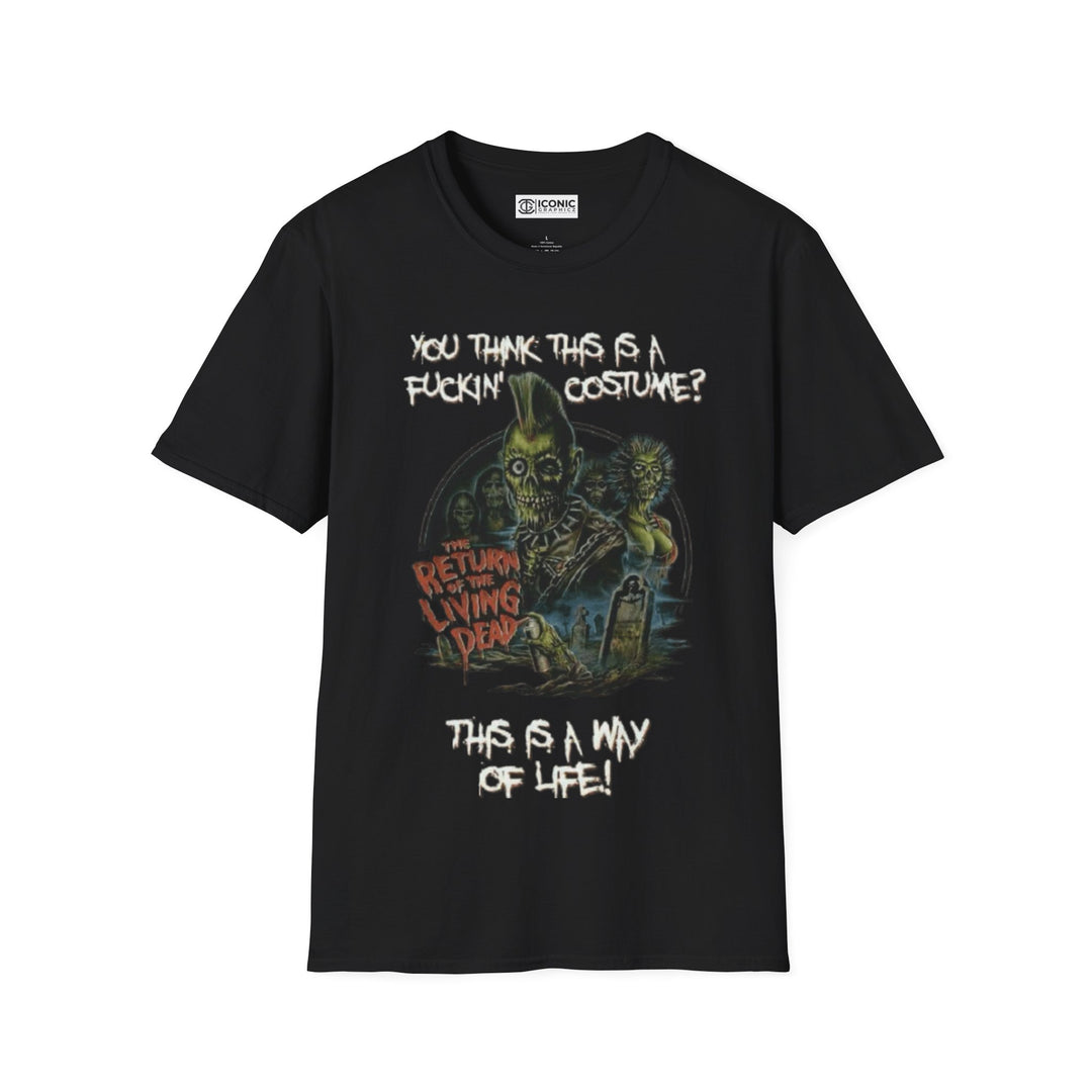 The return of the living dead Unisex Softstyle T-Shirt - Premium T-Shirt from - Just $26! Shop now at IGZ Clothing 