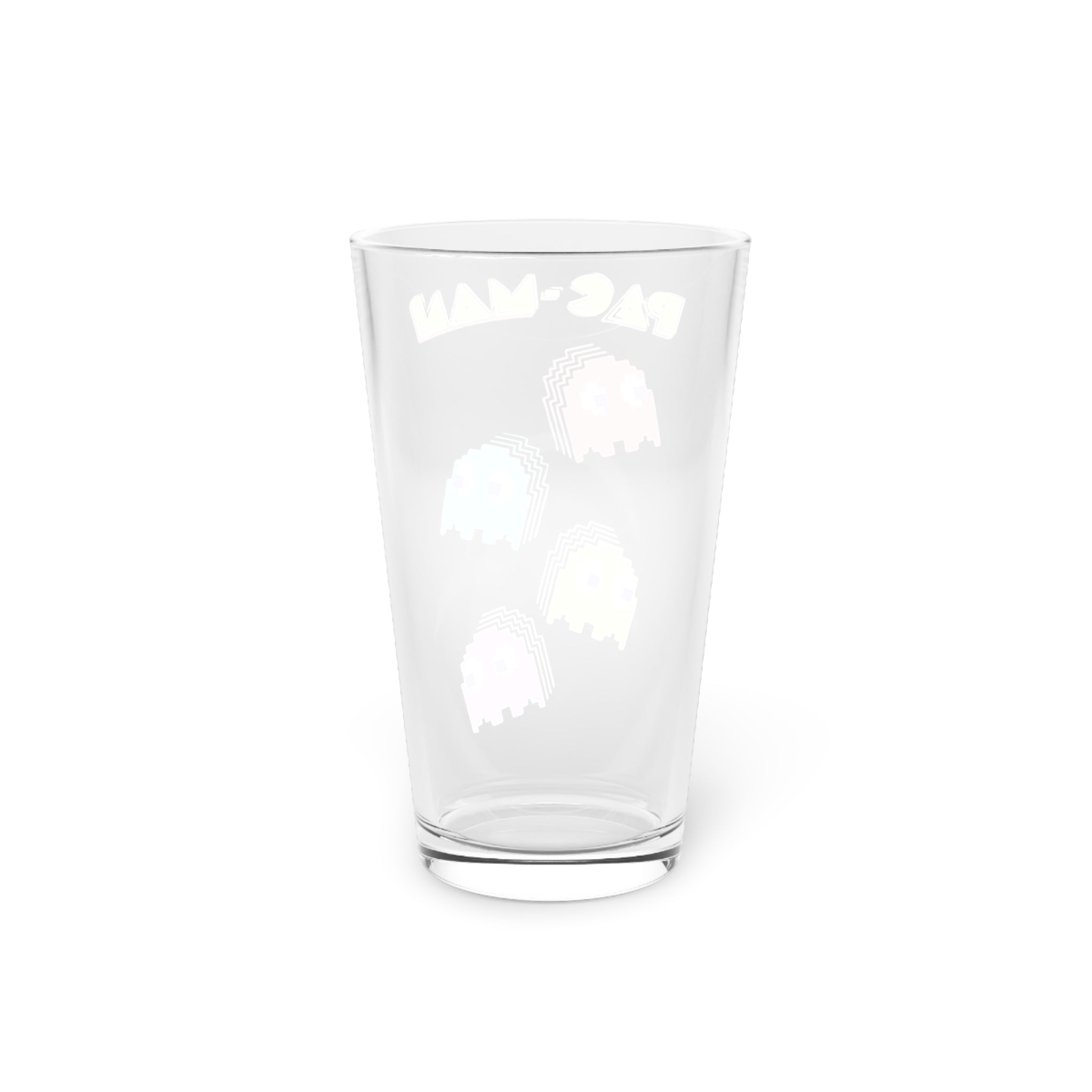 Pac Man Pint Glass, 16oz