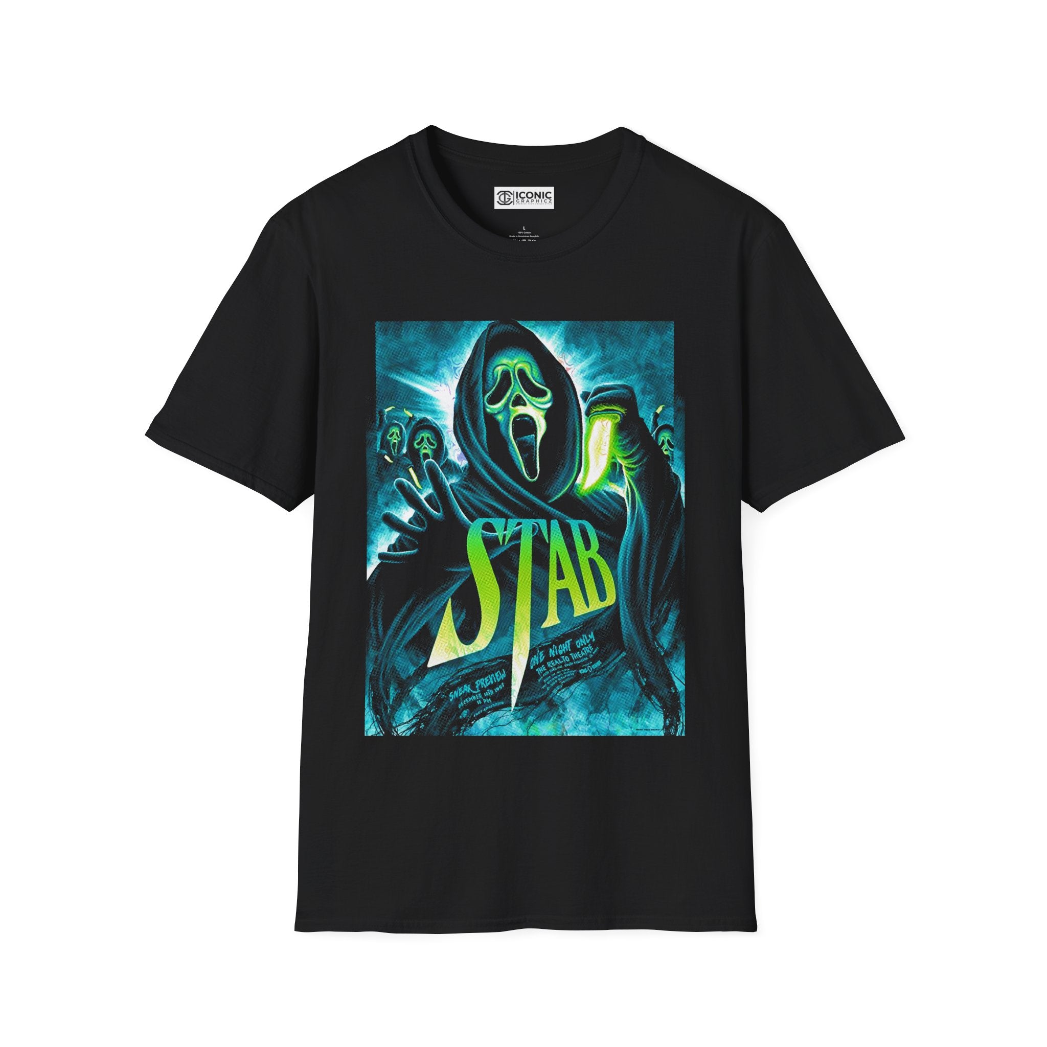 Ghostface Unisex Softstyle T-Shirt - IGZ Clothing 