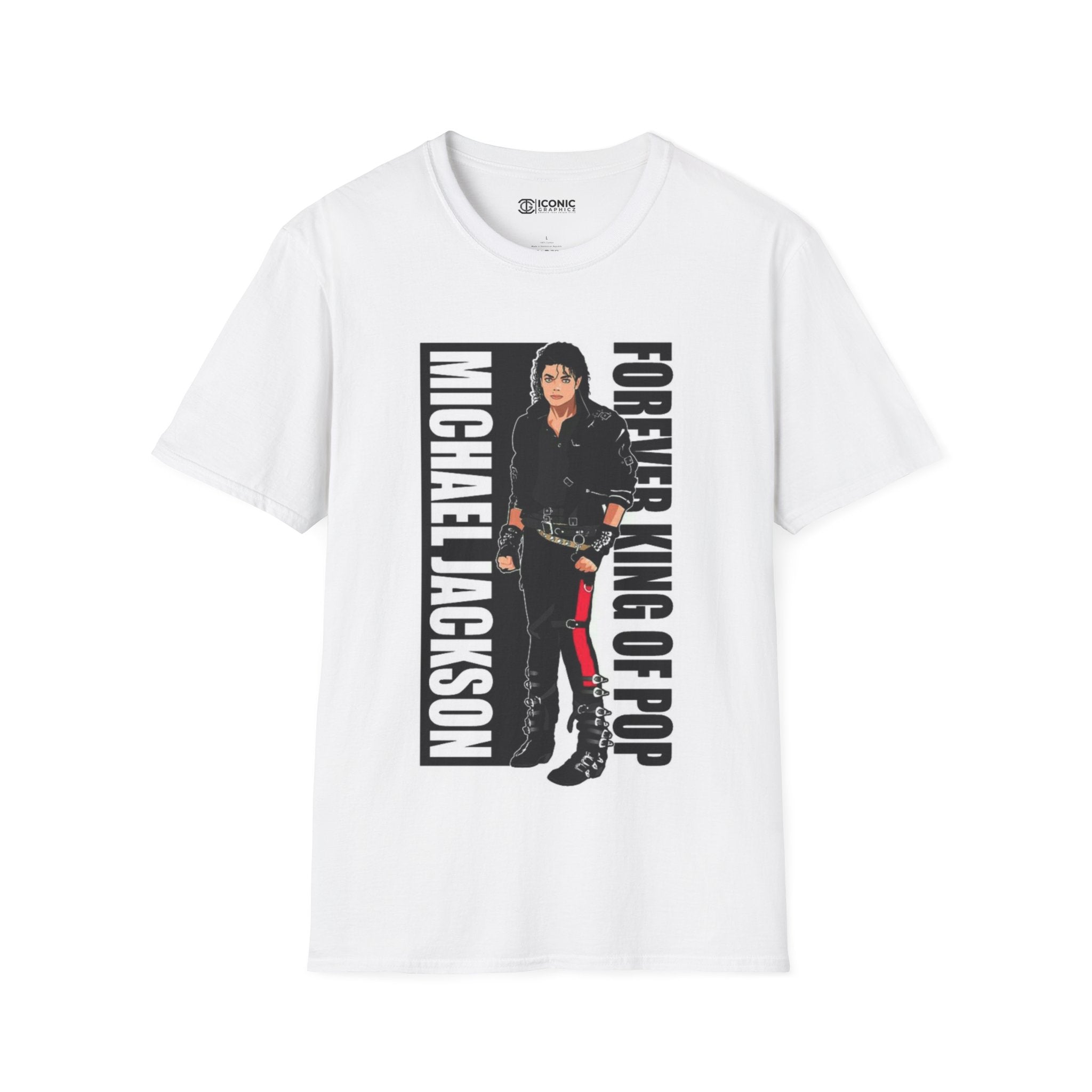 Micheal Jackson Unisex Softstyle T-Shirt - IGZ Clothing 