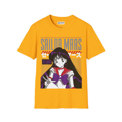 Sailor Mars Unisex Softstyle T-Shirt - IGZ Clothing 