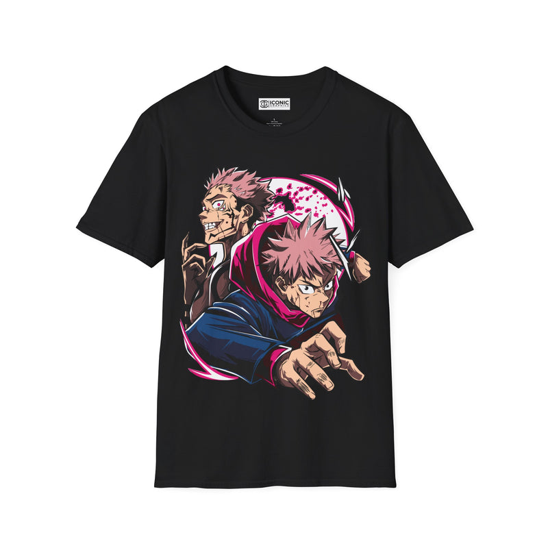 Yuji and Sukuna Unisex Softstyle T-Shirt - IGZ Clothing 