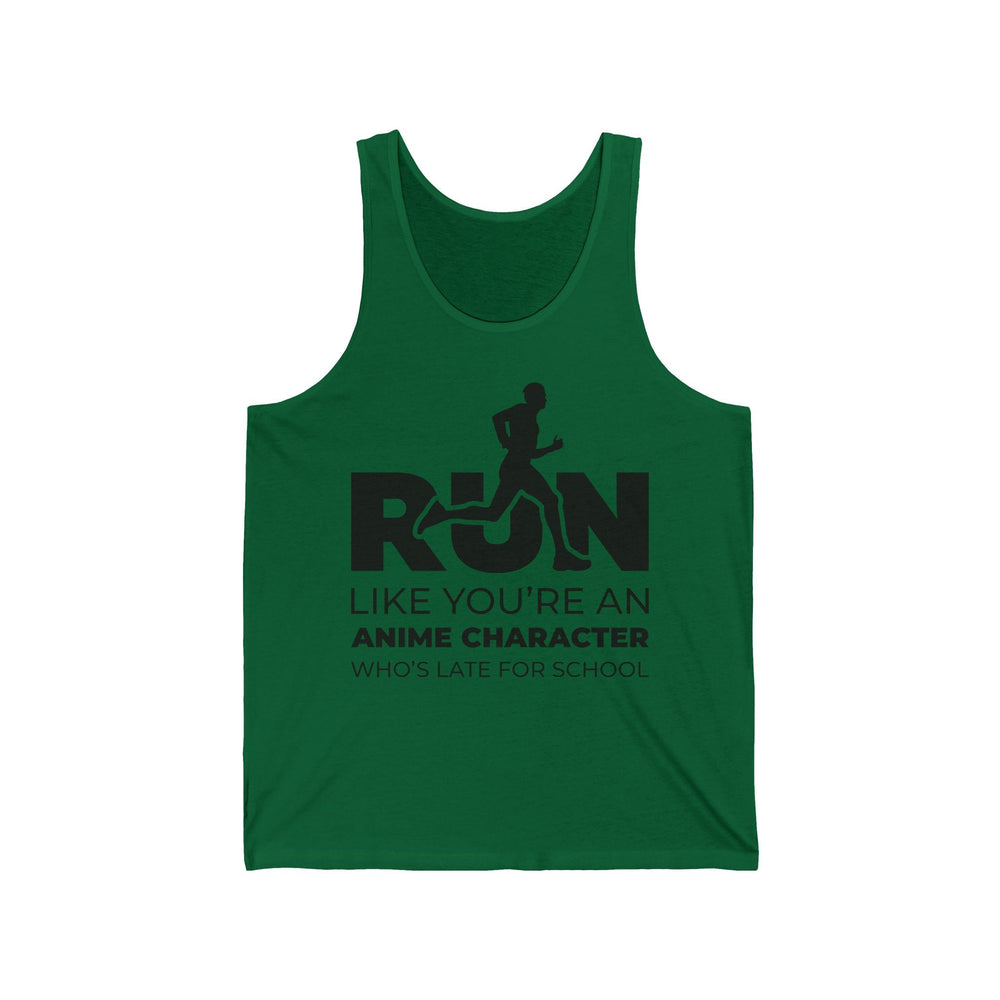 Anime Fitness Unisex Jersey Tank Printify
