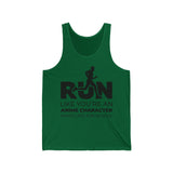 Anime Fitness Unisex Jersey Tank Printify