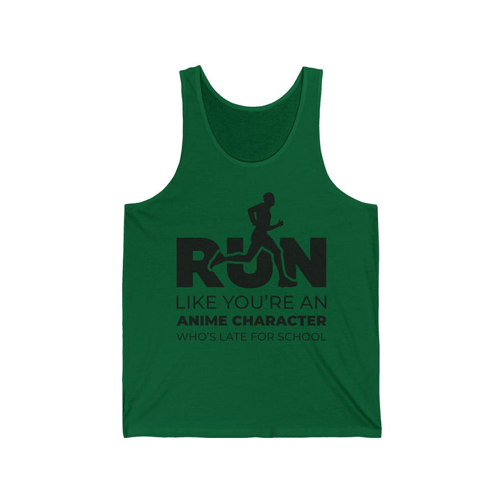 Anime Fitness Unisex Jersey Tank Printify