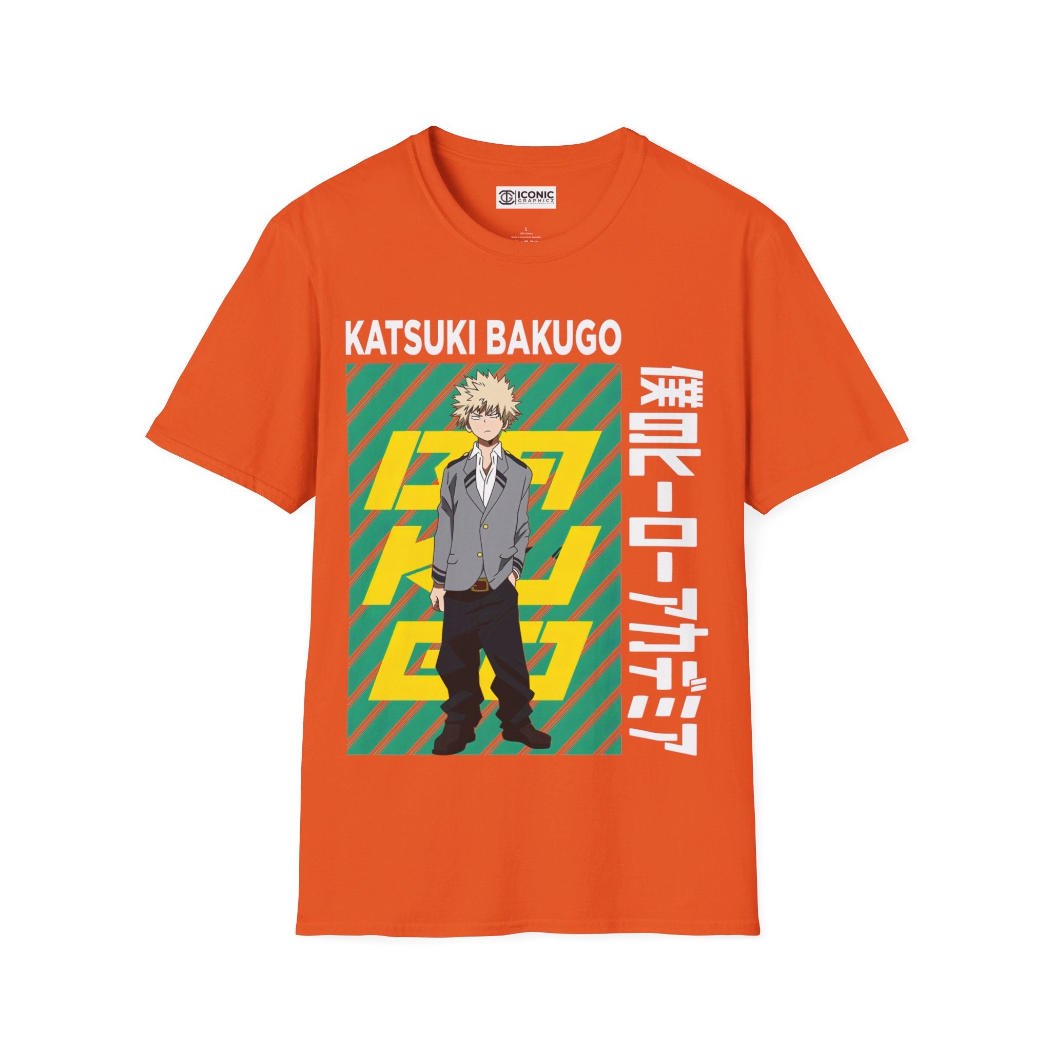 Bakugo Unisex Softstyle T-Shirt - IGZ Clothing 