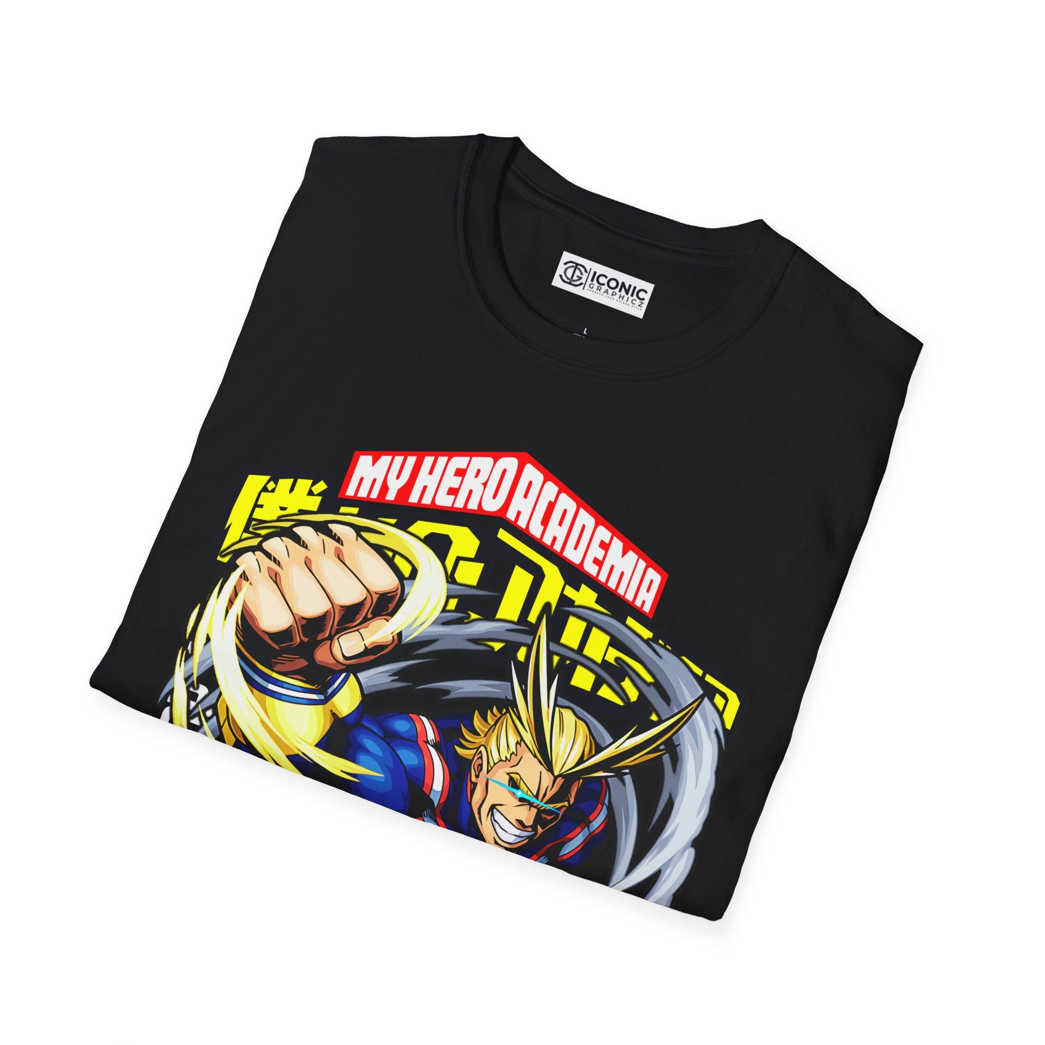 All Might Unisex Softstyle T-Shirt - IGZ Clothing 