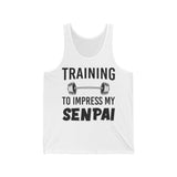 Anime fitness Unisex Jersey Tank Printify