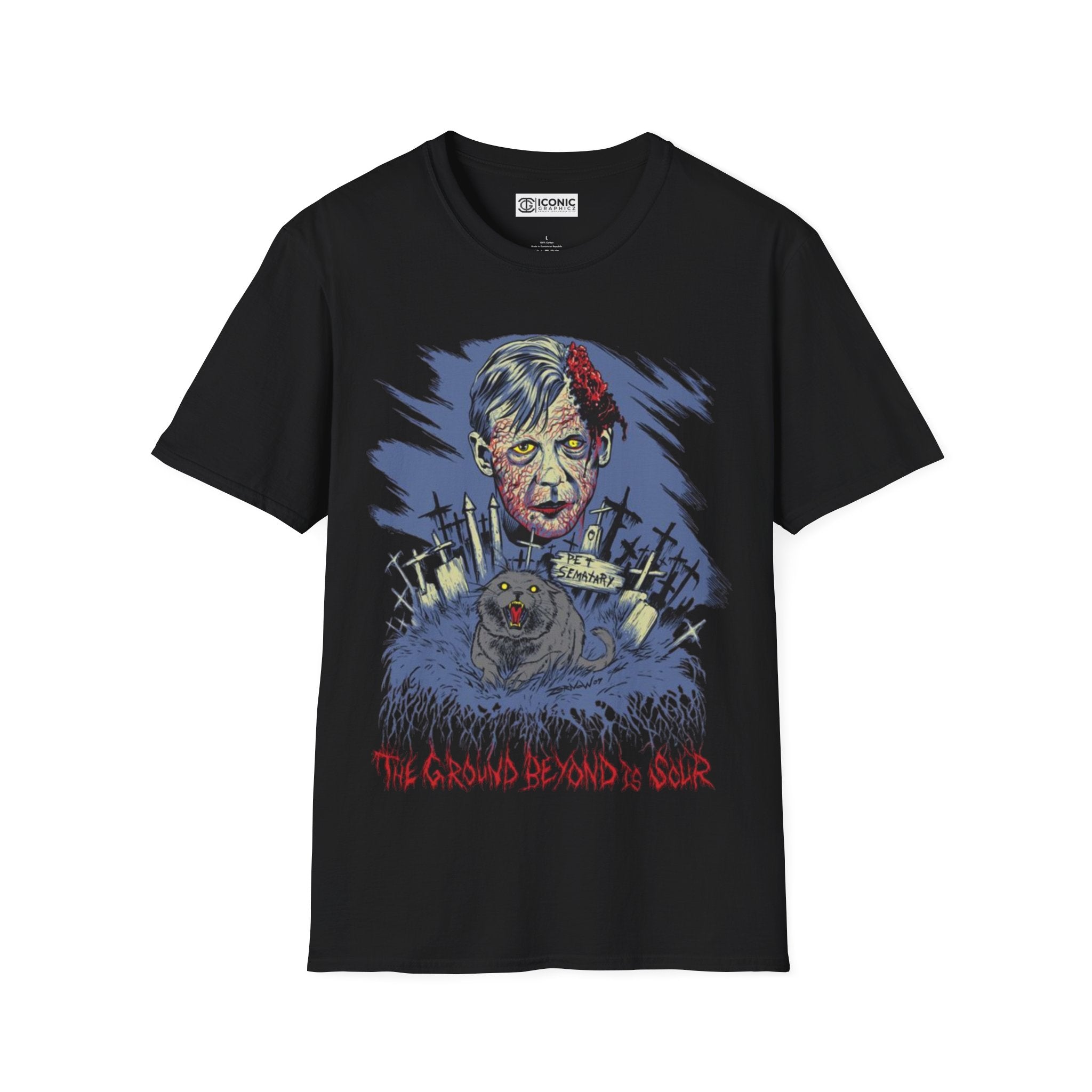 Pet Sematary Unisex Softstyle T-Shirt - IGZ Clothing 