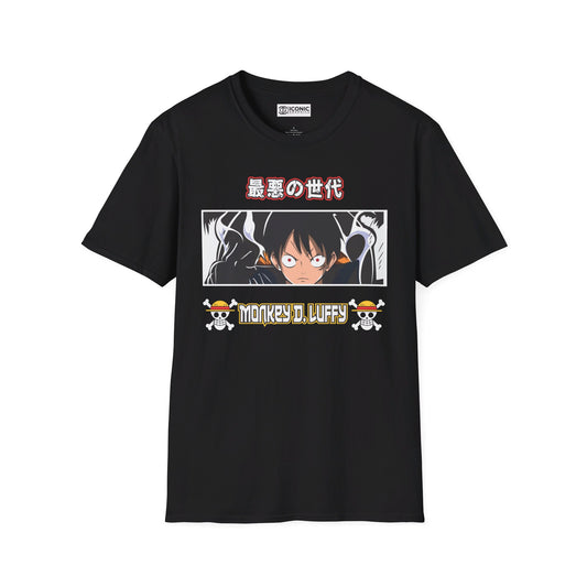 Luffy Unisex Softstyle T-Shirt - IGZ Clothing 