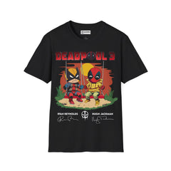 Deadpool and Wolverine Unisex Softstyle T-Shirt - IGZ Clothing 