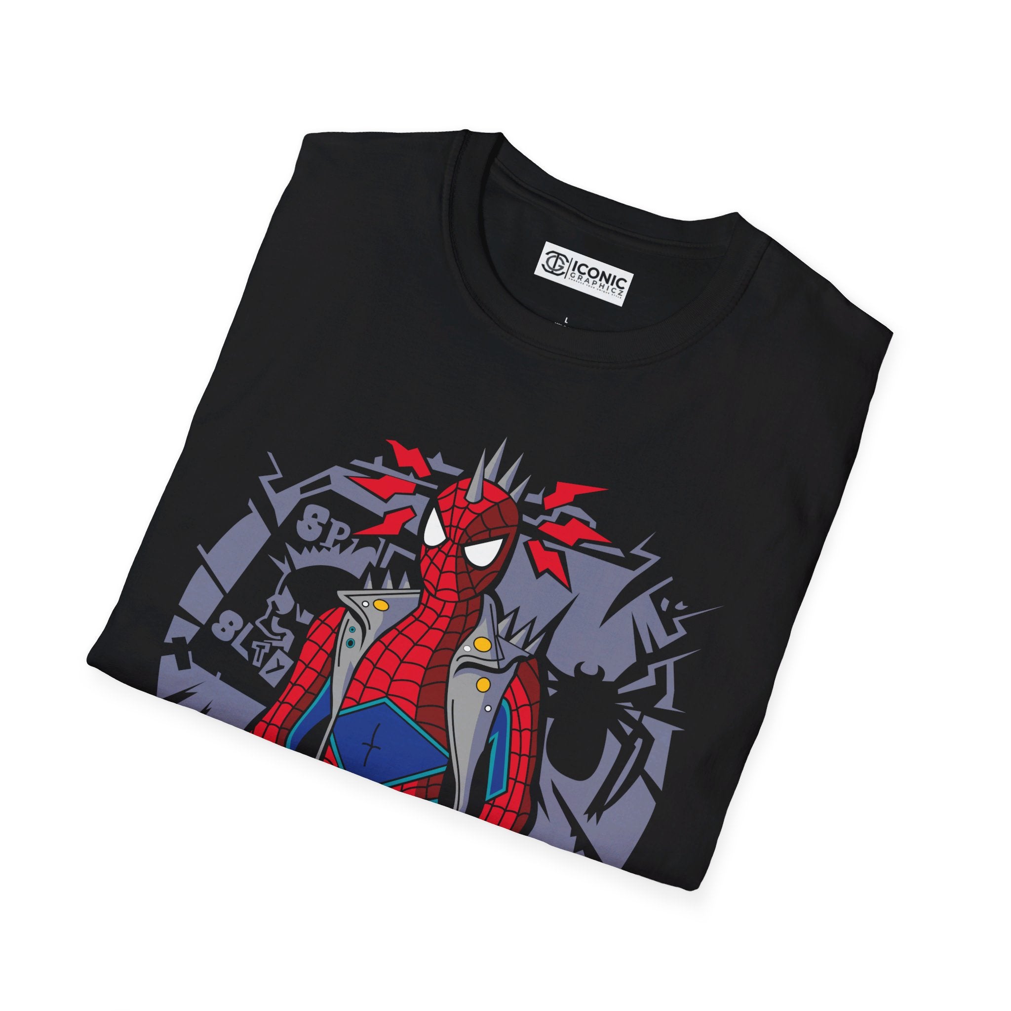 Spider-punk Unisex Softstyle T-Shirt - IGZ Clothing 