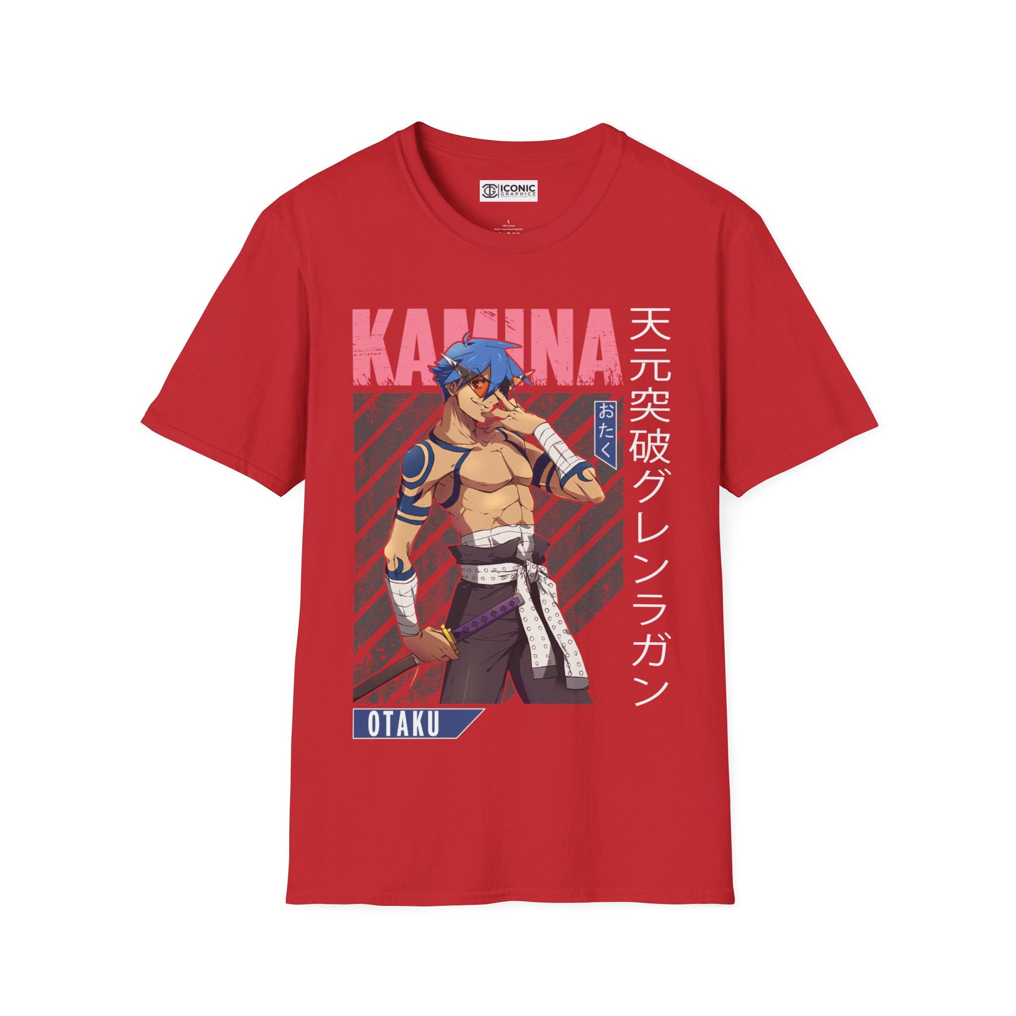 Gurren Lagann Kamina Unisex Softstyle T-Shirt - IGZ Clothing 