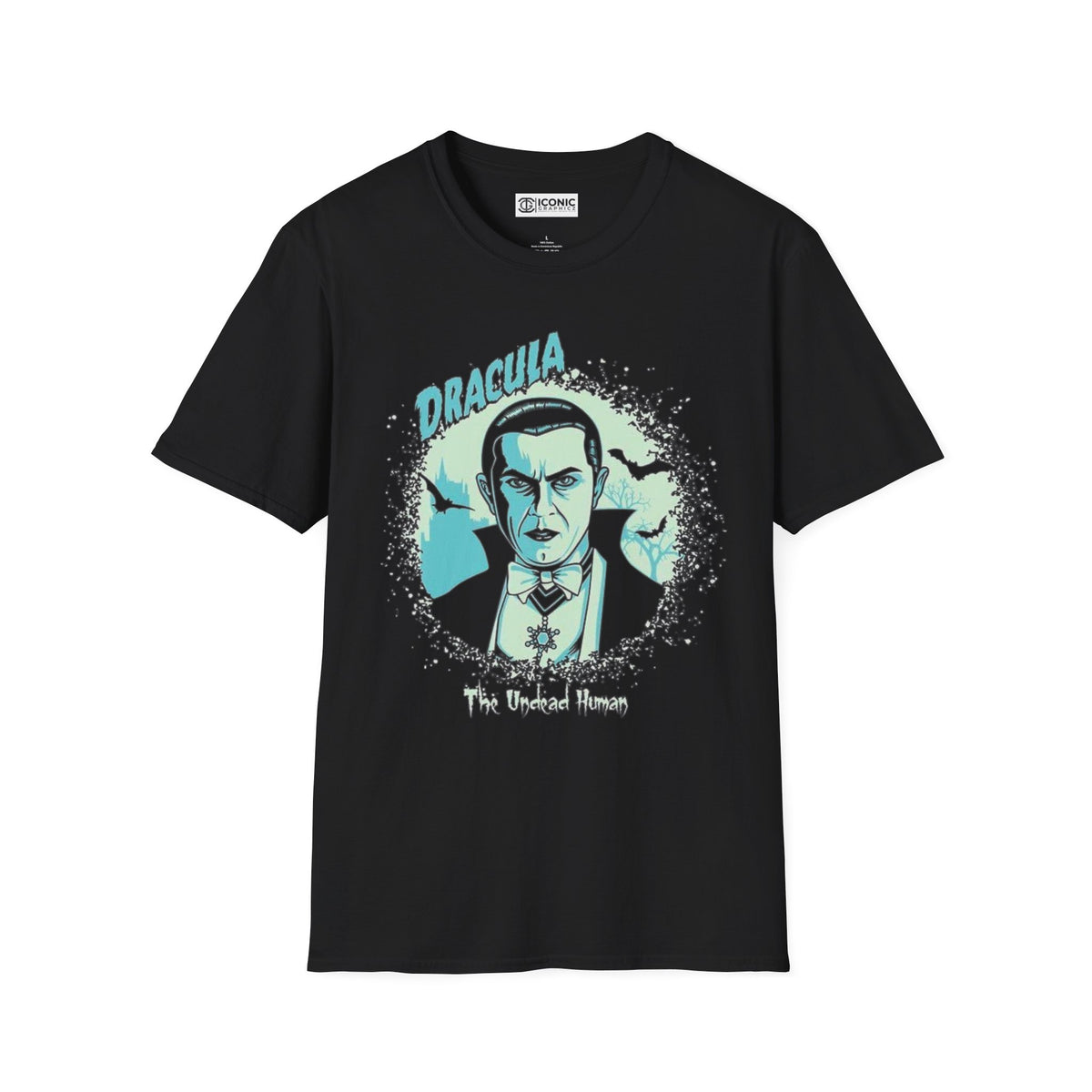 Dracula Unisex Softstyle T-Shirt - IGZ Clothing 