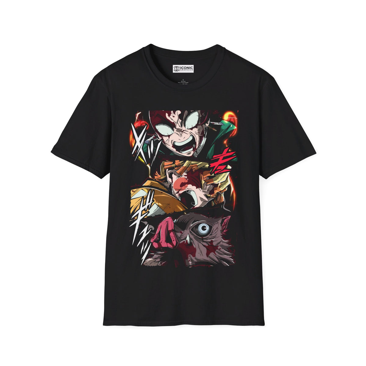 Demon-Slayers Unisex Softstyle T-Shirt - IGZ Clothing 