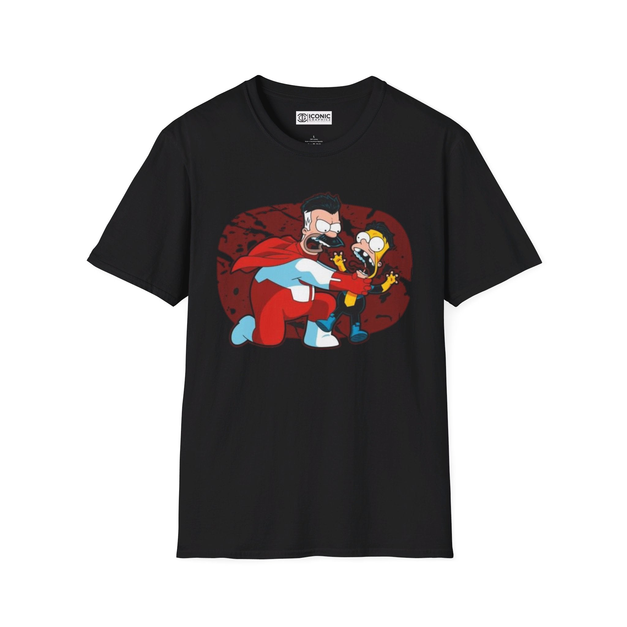 Simpsons invincible parody Unisex Softstyle T-Shirt - IGZ Clothing 