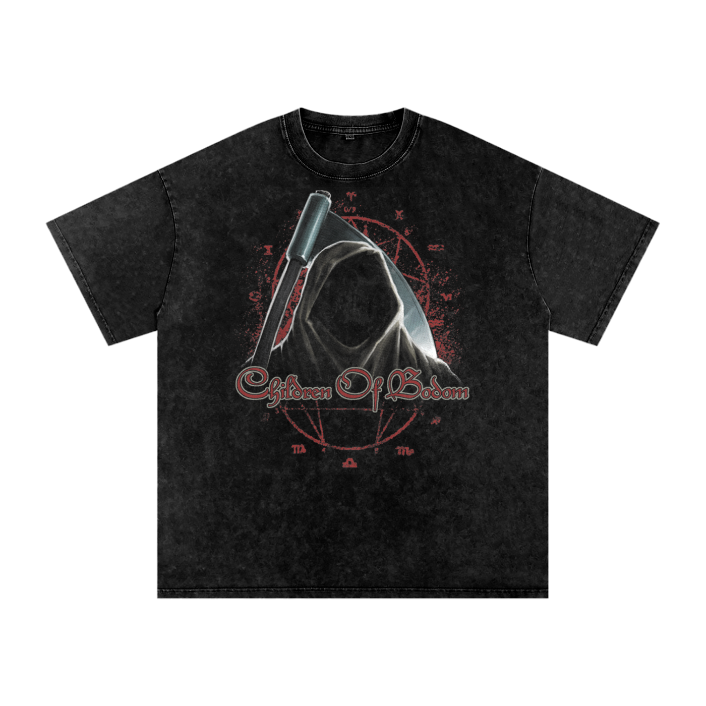 Children of Bodom Acid Wash Oversize T-Shirt