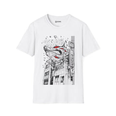 Aki Fox Devil Unisex Softstyle T-Shirt - IGZ Clothing 