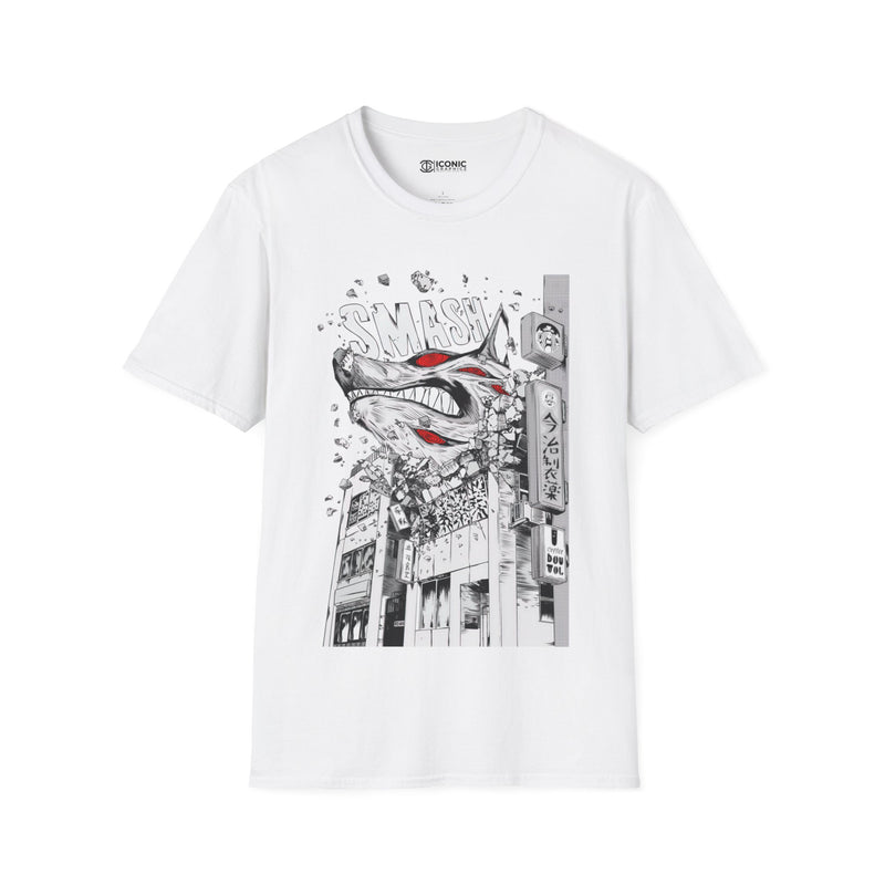 Aki Fox Devil Unisex Softstyle T-Shirt - IGZ Clothing 