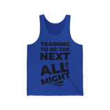 Anime fitness Unisex Jersey Tank Printify