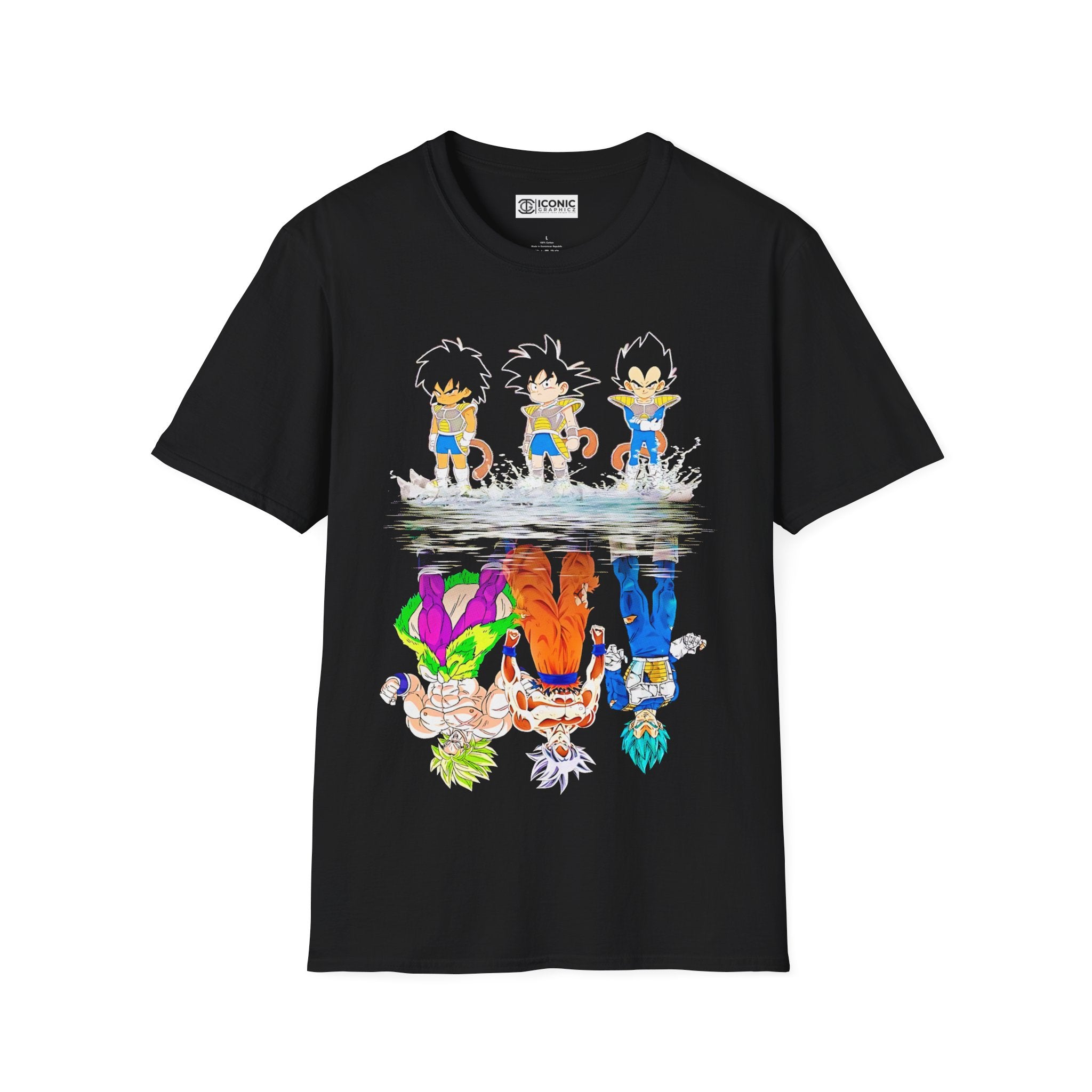 Goku Vegeta and Broly Unisex Softstyle T-Shirt - IGZ Clothing 