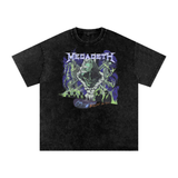 Megadeth Acid Wash Oversize T-Shirt