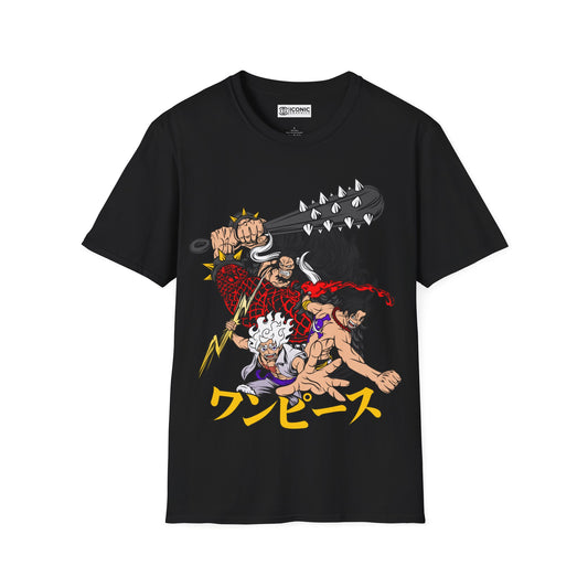 Sun God Luffy Unisex Softstyle T-Shirt - IGZ Clothing 