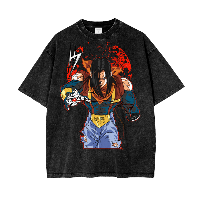 Super 17 Acid Wash Oversize T-Shirt ODMPOD