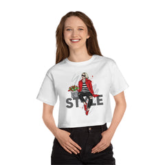 Style Champion Women's Heritage Cropped T-Shirt - IGZ Clothing 