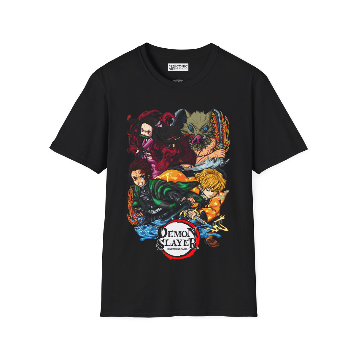 Demon-Slayers Unisex Softstyle T-Shirt - IGZ Clothing 