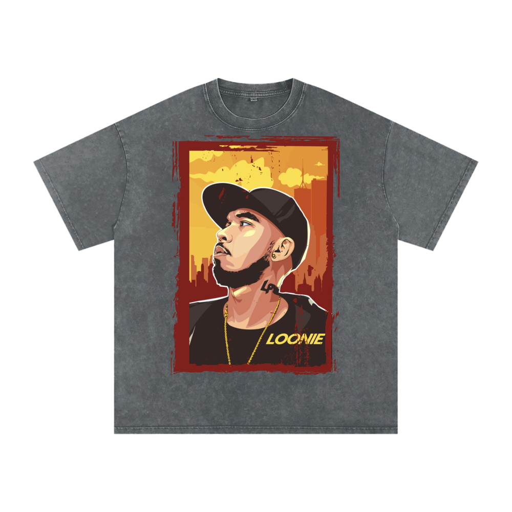 Loonie Acid Wash Oversize T-Shirt