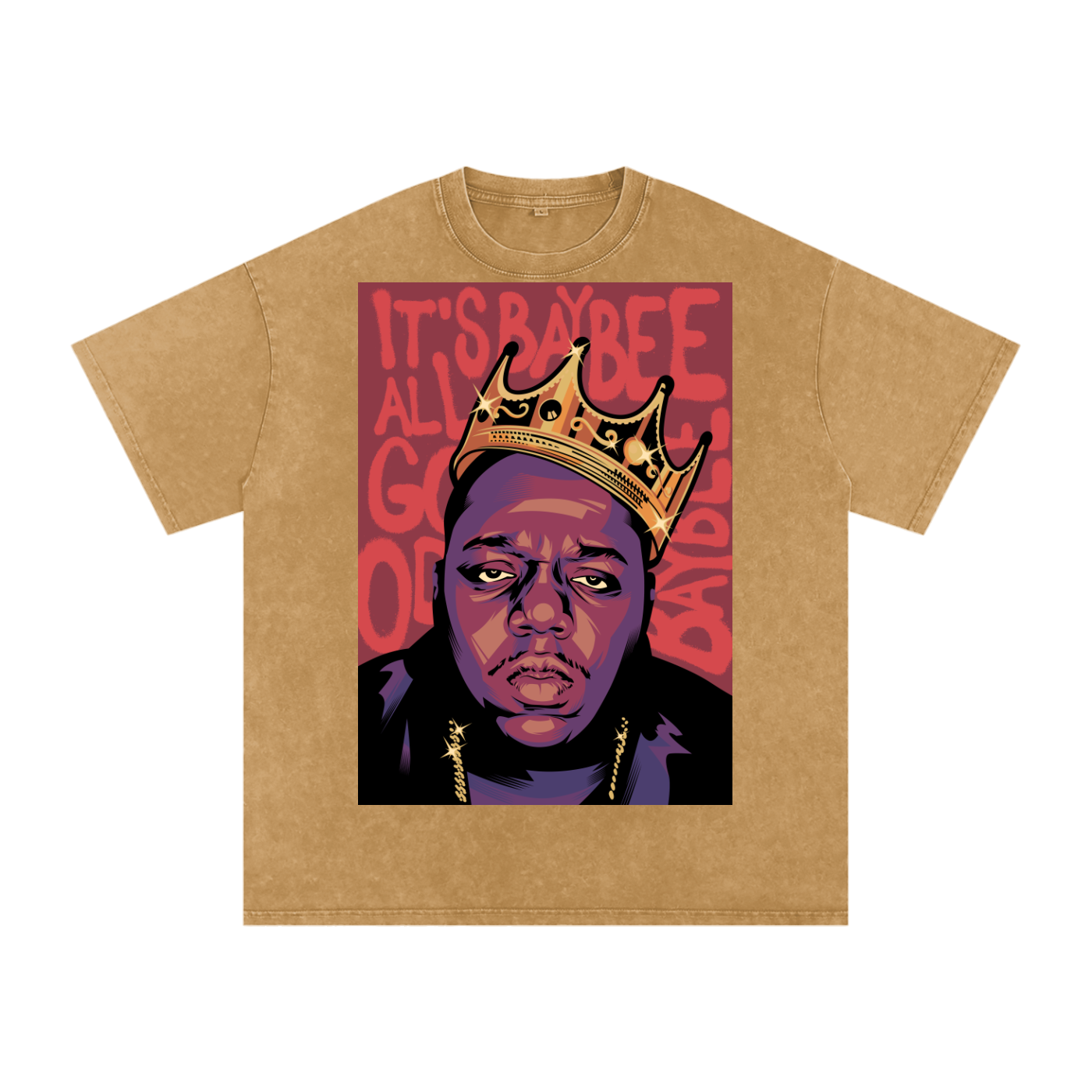 Notorious BIG Acid Wash Oversize T-Shirt