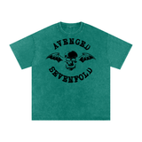 Avenged Sevenfold Acid Wash Oversize T-Shirt
