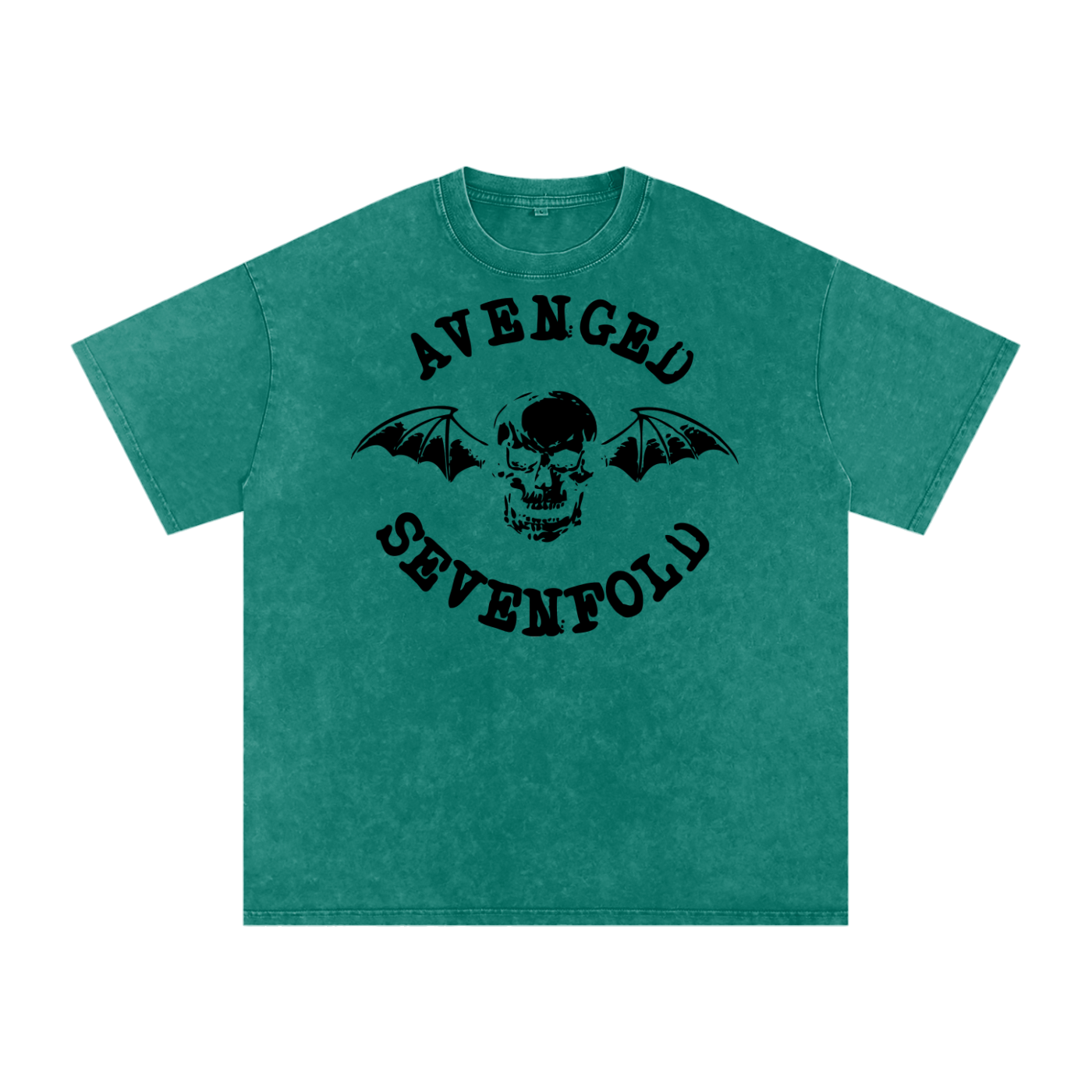Avenged Sevenfold Acid Wash Oversize T-Shirt