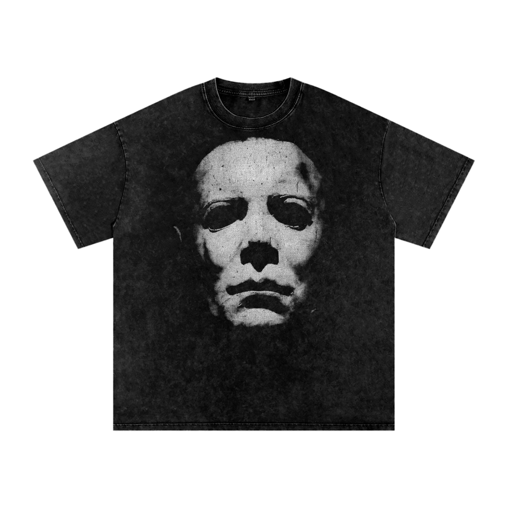Michael Myers Acid Wash Oversize T-Shirt