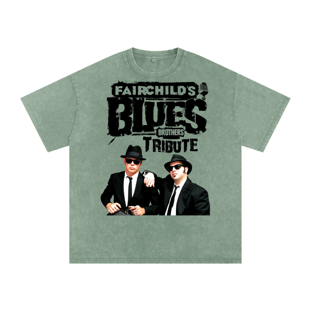 Blues Brothers Acid Wash Oversize T-Shirt