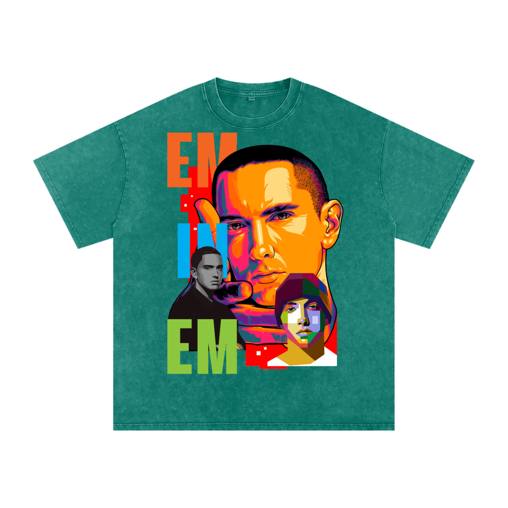 Eminem Acid Wash Oversize T-Shirt