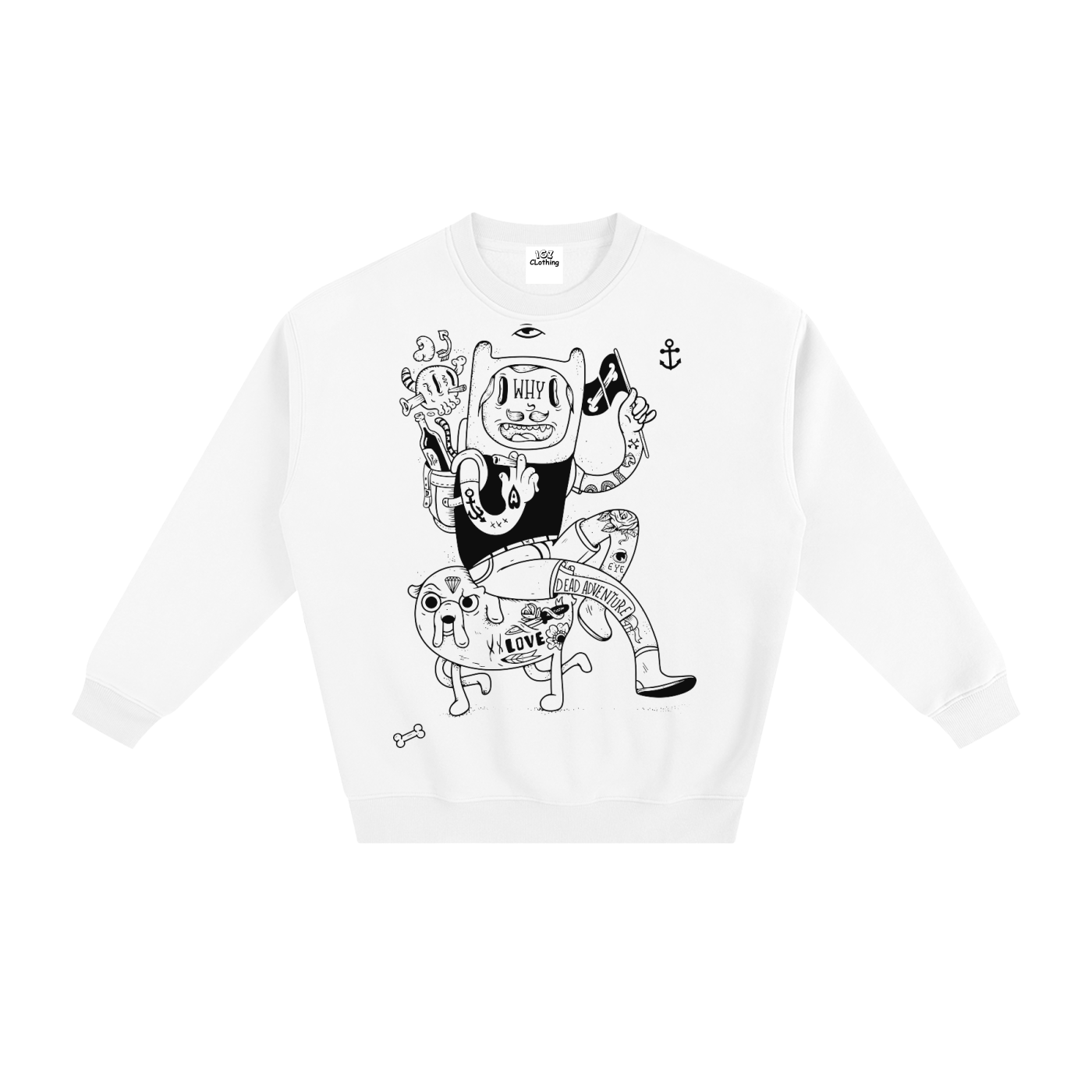 Adventure Time Fleeced Sweatshirt