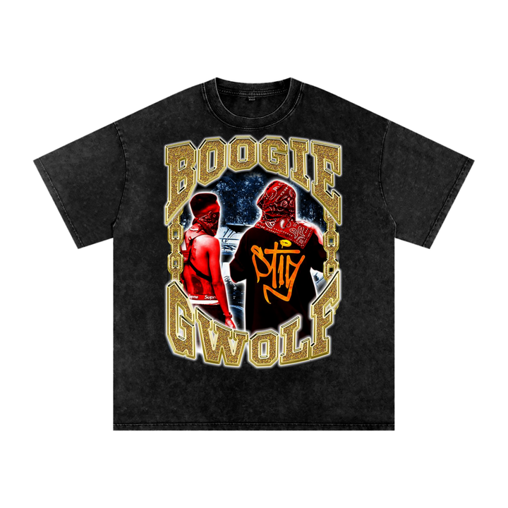 Boogie x GWolf Acid Wash Oversize T-Shirt