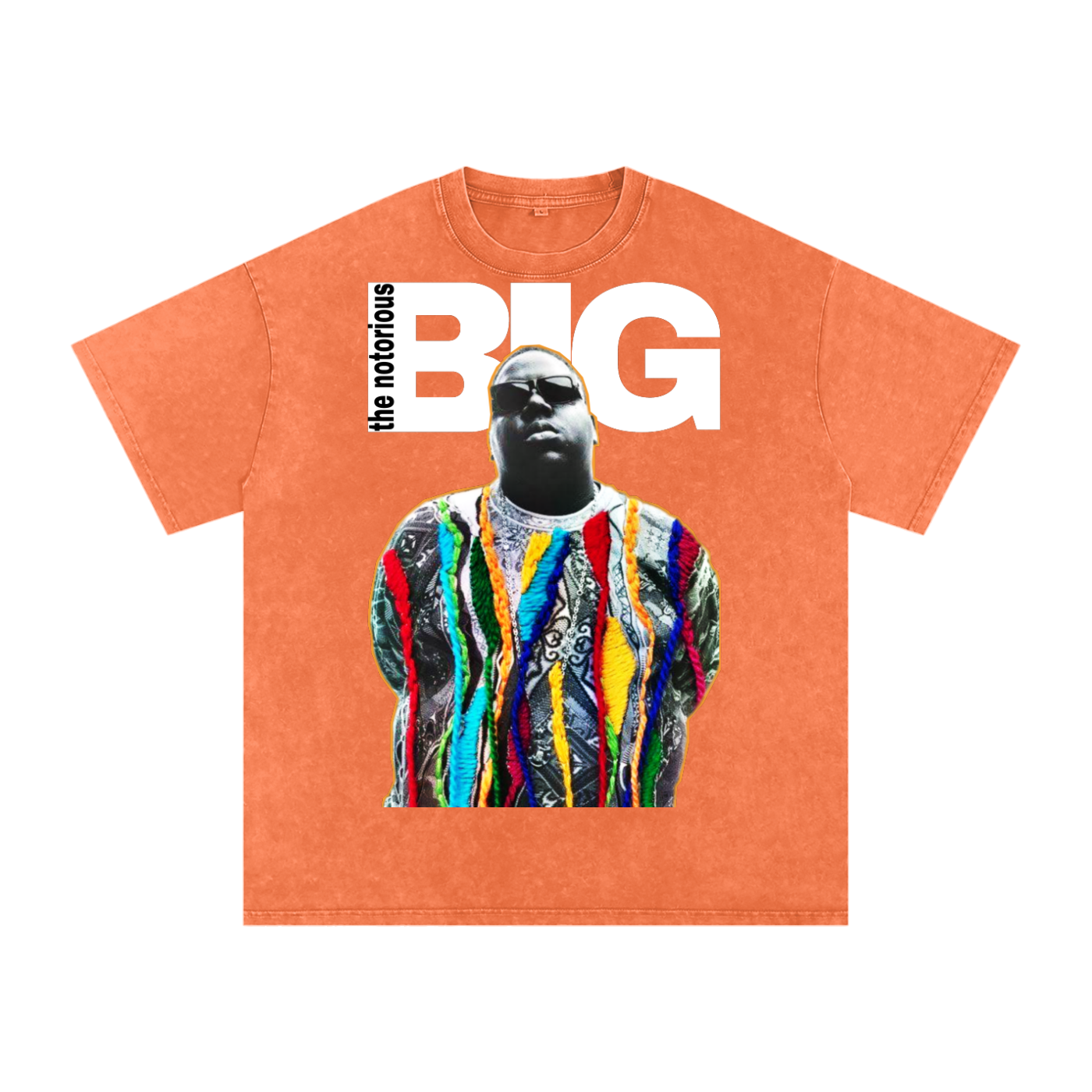 Biggie Acid Wash Oversize T-Shirt - 250 GSM
