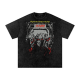 Sinners Acid Wash Oversize T-Shirt