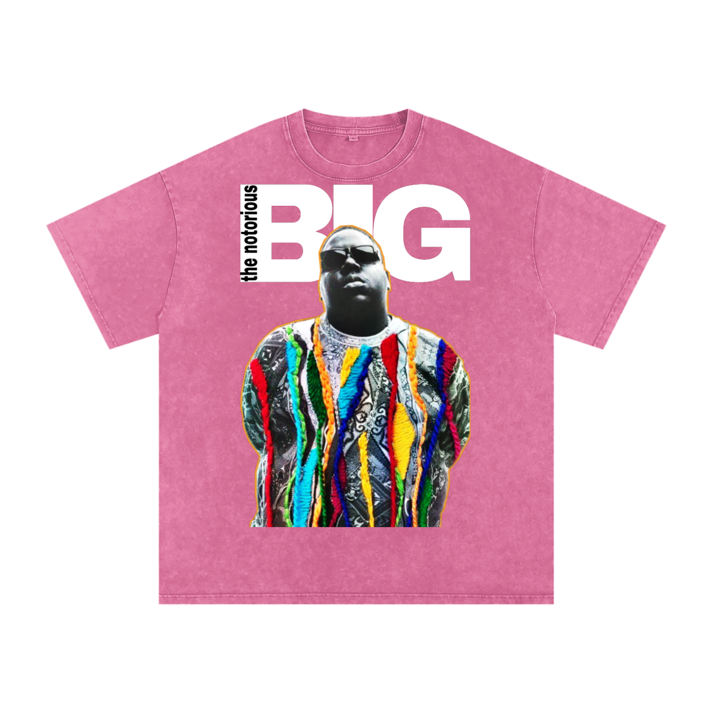 Biggie Acid Wash Oversize T-Shirt - 250 GSM