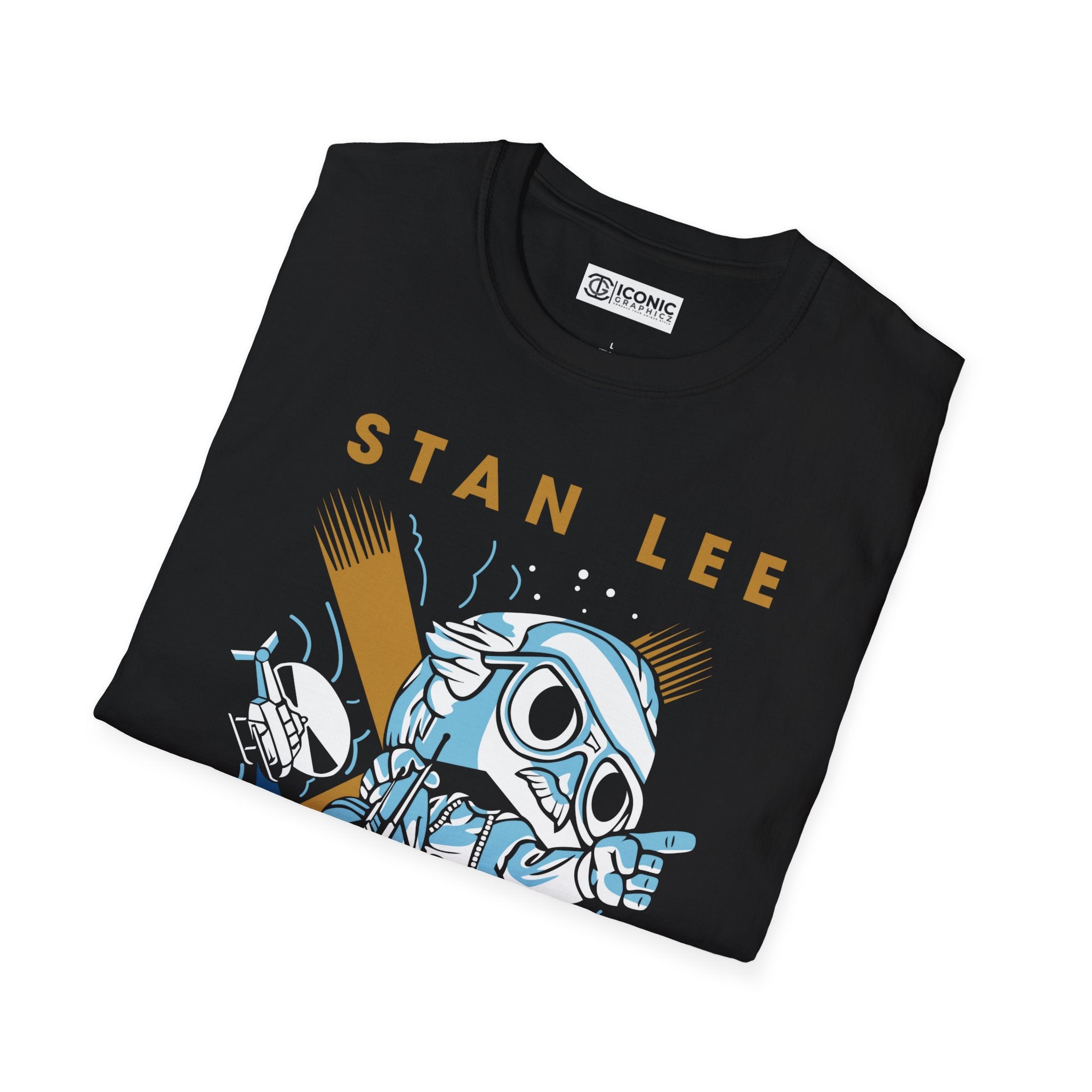 Stan Lee Unisex Softstyle T-Shirt - IGZ Clothing 