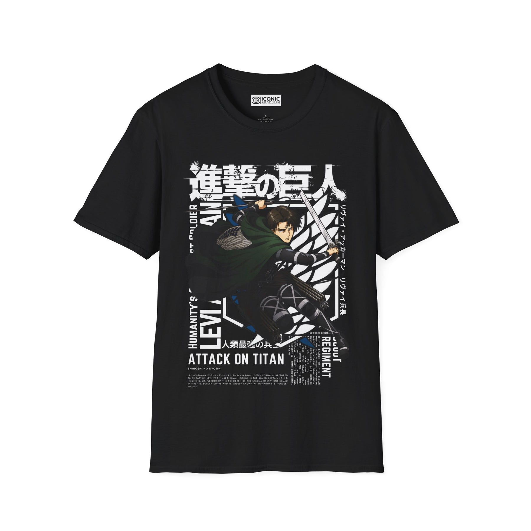 Levi Attack on Titan T-Shirt - 