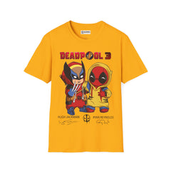 Deadpool and Wolverine Unisex Softstyle T-Shirt - IGZ Clothing 