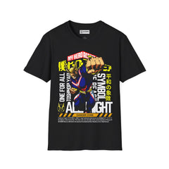 All Might Unisex Softstyle T-Shirt - IGZ Clothing 