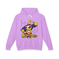 All Might and Deku Unisex Lightweight Hooded Sweatshirt